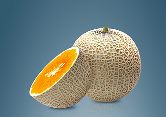 Image showing Melon and Orange inside