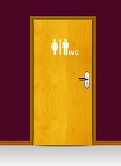 Image showing WC Water Cycle door