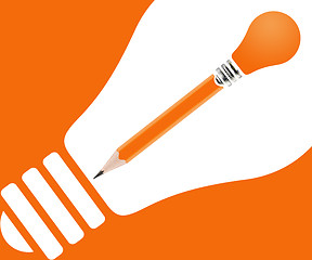 Image showing Pencil with big Idea