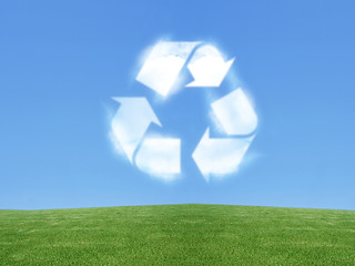 Image showing Recycle sign