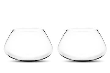 Image showing Empty Two fishbowls 