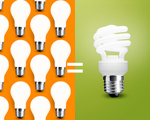 Image showing saving Light bulb