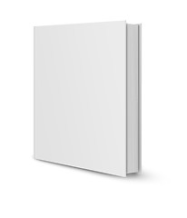 Image showing Blank book cover white 