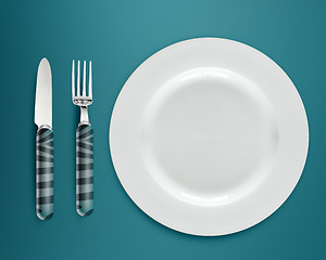 Image showing empty plate