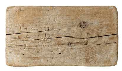 Image showing old plank of wood