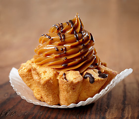 Image showing homemade cupcake