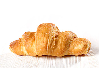 Image showing Fresh baked croissant