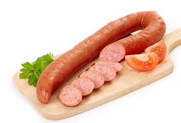 Image showing smoked sausage