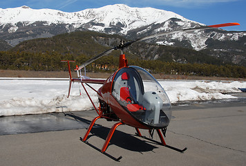 Image showing light helicopter