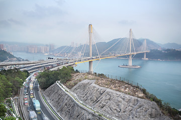 Image showing Ting Kau Bridge