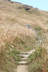 Image showing Stone path in the mountains