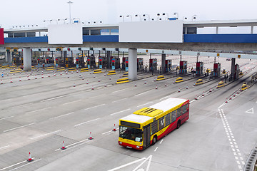 Image showing toll station