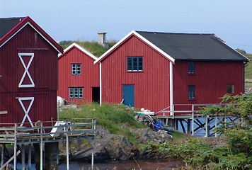 Image showing Red sea house