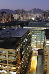 Image showing cityscape at dusk