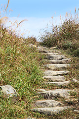 Image showing Stone path in the mountains