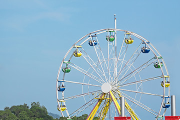 Image showing Amusement park rides 