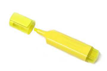 Image showing Yellow Highlighter isolated on white background 