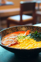 Image showing noodle in japanese style on table