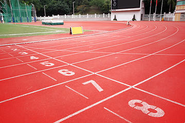 Image showing Running track