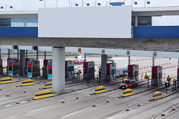 Image showing toll station