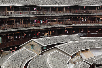 Image showing Fujian tulou-special architecture of china 