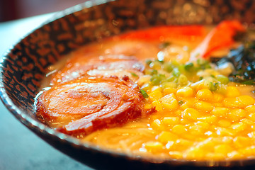 Image showing noodle in japanese style on table