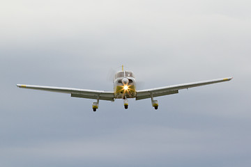 Image showing Small plane on approach