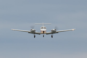 Image showing Small plane on approach