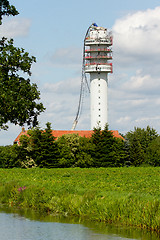 Image showing Radio Television Tower collapsed