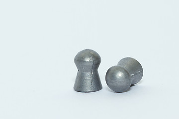 Image showing Two airgun bullets