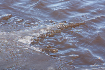 Image showing The waters are slowly freezing 