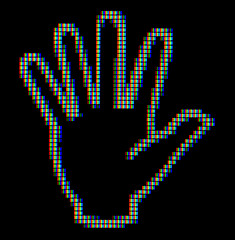 Image showing Close-up of a hand symbol