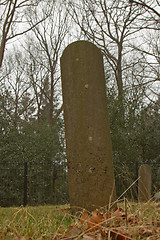 Image showing An old jewish gravestond