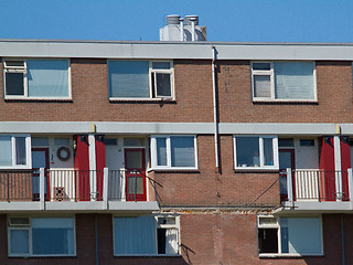 Image showing Collapsed balcony 