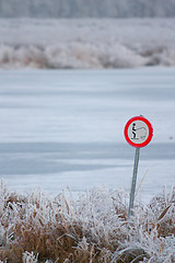 Image showing Forbidden to fish