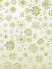 Image showing Snowflakes background for christmas theme. EPS 8