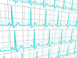 Image showing Heart cardiogram. EPS 8