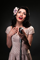 Image showing Chanteuse