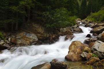 Image showing Stream in the Italian mountains