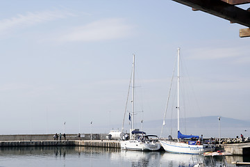 Image showing Sailing boats