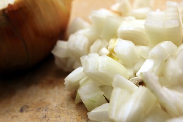 Image showing cooking with onions