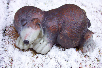 Image showing sleeping mole