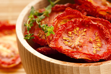 Image showing Italian sun dried tomatoes