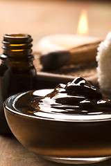 Image showing Chocolate spa with cinnamon