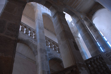 Image showing staircase in the castle of Narbonne