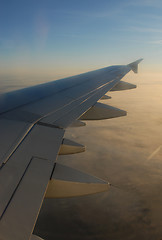 Image showing airplane wing