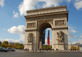 Image showing Arc de Triomphe, Paris