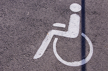 Image showing Invalid parking sign.