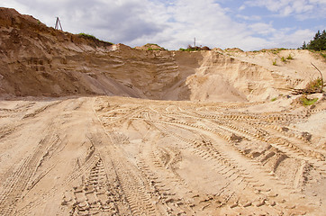 Image showing Sand special for construction.