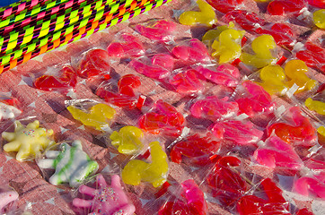 Image showing Delicious looking color candy. 